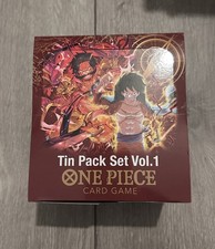 one piece card game tin pack set vol.1 ONE PIECE CARD GAME Mini Tin Vol.1 TS-01 Japanese ASIAN Version 12 TIN FREE DHL