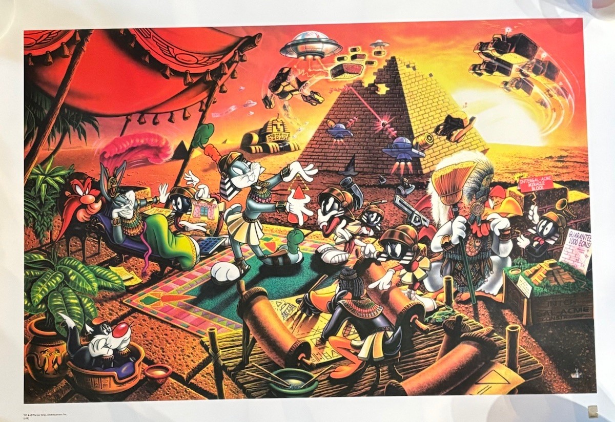 CLASS ACT ルーニー・テューンズ アート Warner Brothers “Pyramid Scheme” Animation Art Looney Tunes On