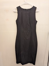 H&M Women Black Cocktail Business Office Classic Dress Size 6