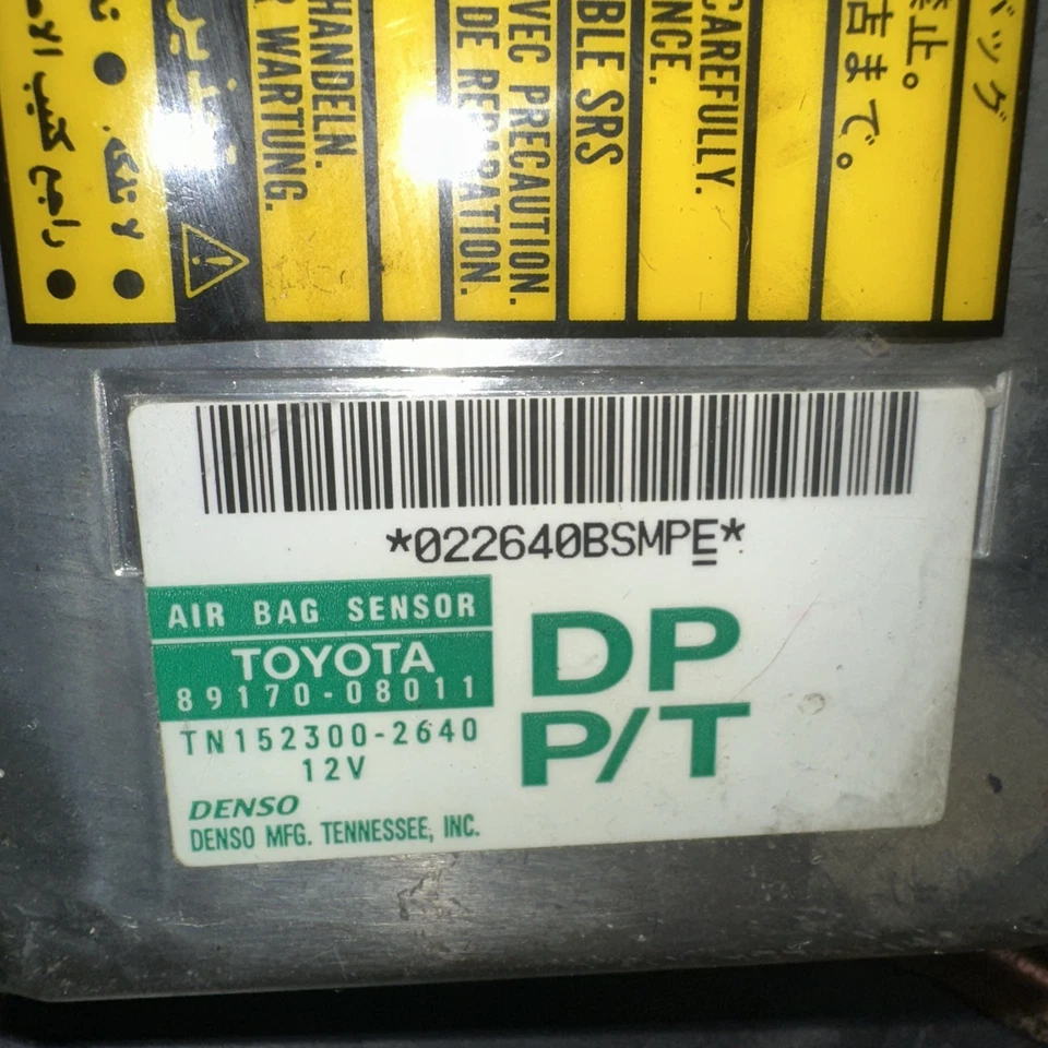 Módulo de control Toyota Sienna SRS 1999-2000  Foto 3 de 4