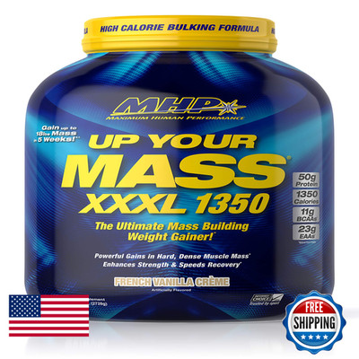 Maximum Human Performance Mhp Uym Xxxl 1350 Mass Building Weight Gainer Muscle
