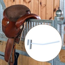 Multi-purpose Iron Horse Saddle Organizer Blanket Rack for Doors Stall Wall