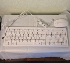 HP Wired Keyboard and Mouse Combo White