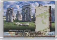 2018 Goodwin Champions World Traveler Map Relics Stonehenge United Kingdom 9js