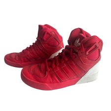 Sneakers alte Adidas Zestra rosse bianche AQ4793 donna taglia 5,5 uomo 4