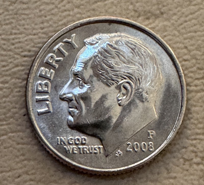 2008 (P)  US Roosevelt Dime ''FREE SHIPPING''