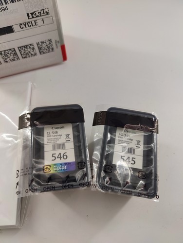Canon Ink & Paper Multipack - PG-545/CL-546 Genuine Printer Ink Cartridges 2 - Picture 3 of 5