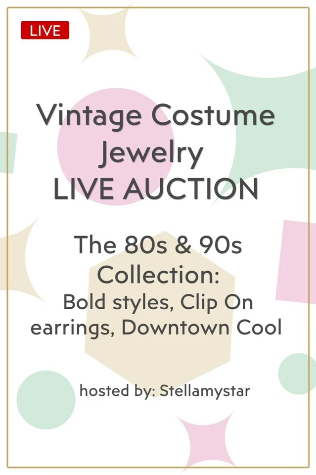 Vintage Costume Jewelry: The 80s & 90s Collection