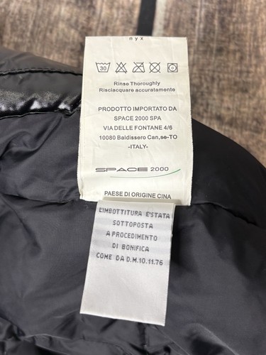 Zensur Jacke Weste Damen XS Pufferkragen Daunen Federn Made in Italy Tasche - Bild 11 von 13