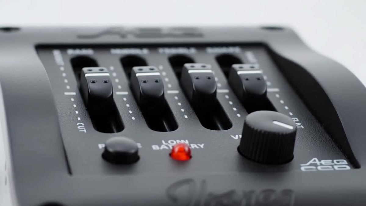 廃盤！PASイーパスepasEQ+アコースティックギター用イコライザーステレオ Ibanez AEQ-SSP Acoustic Guitar Preamp EQ Equalizer Pickup For