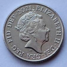 British 2021, Ten Pence Coin. 10p Coin (W21).