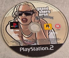 GTA GRAND THEFT AUTO SAN ANDREAS PLAYSTATION 2 PS2