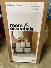 5 Drawer Fabric Dresser by Brightroom