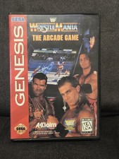 Sega Genesis WWF Wrestlemania The Arcade Game CIB And Tested