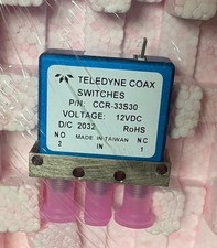 CCR-33S30 Teledyne RF Coax Switch CCR-33S30-N 12VDC