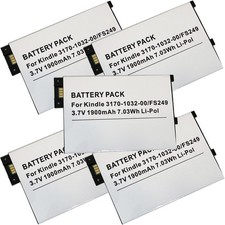 CONFEZIONE DA 5 - 5 batterie per Amazon Kindle 3, Kindle III, Kindle 3 Wi-fi, Kindle 3G