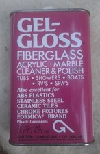Gel-Gloss One Step Cleaner  Polish 16oz Can For Fiberglass and Marble - Full