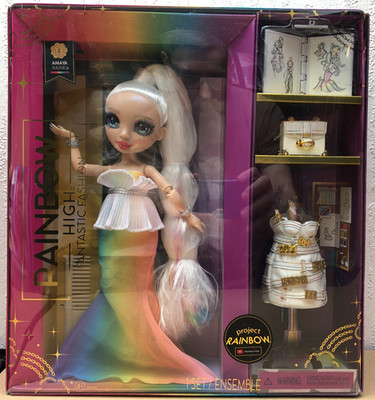 MGA Rainbow High  Fantastic Fashion Amaya Raine | weiße Modepuppe 30cm neu OVP