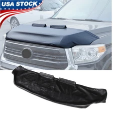 Leather Front Bug Shield Hood Deflector Nose Cover For Tundra/Sequoia 2007-21