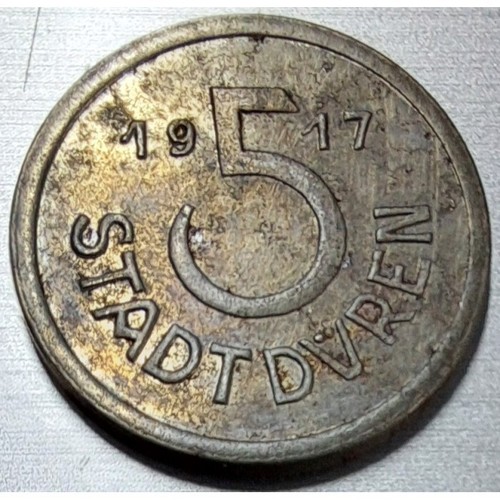5 Pfennig Düren 1917 Notgeld Münze