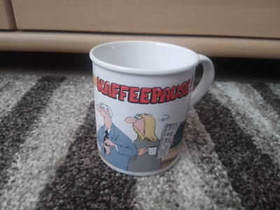Uli Stein Tasse ''Kaffeepause'' 1987 Überfall