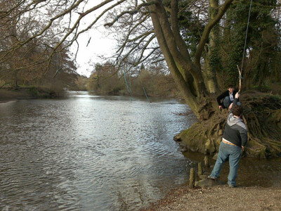 Photo 6x4 The Derwent and Rope Swing Darley Abbey Just downstream from th c2009