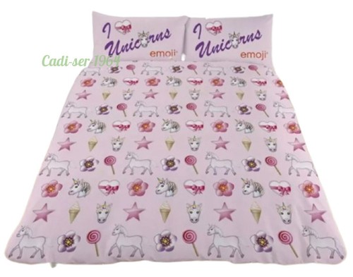 Unicorns & Mermaids Reversible Double Duvet Cover Set NEW - Picture 17 of 24