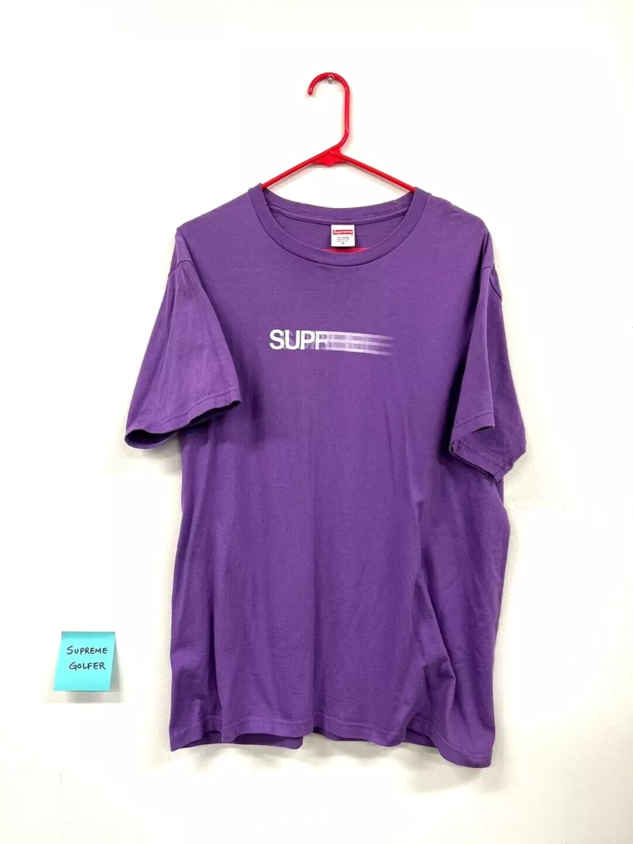 Supreme Motion Logo Tee (SS20) Purple - Size M | eBay