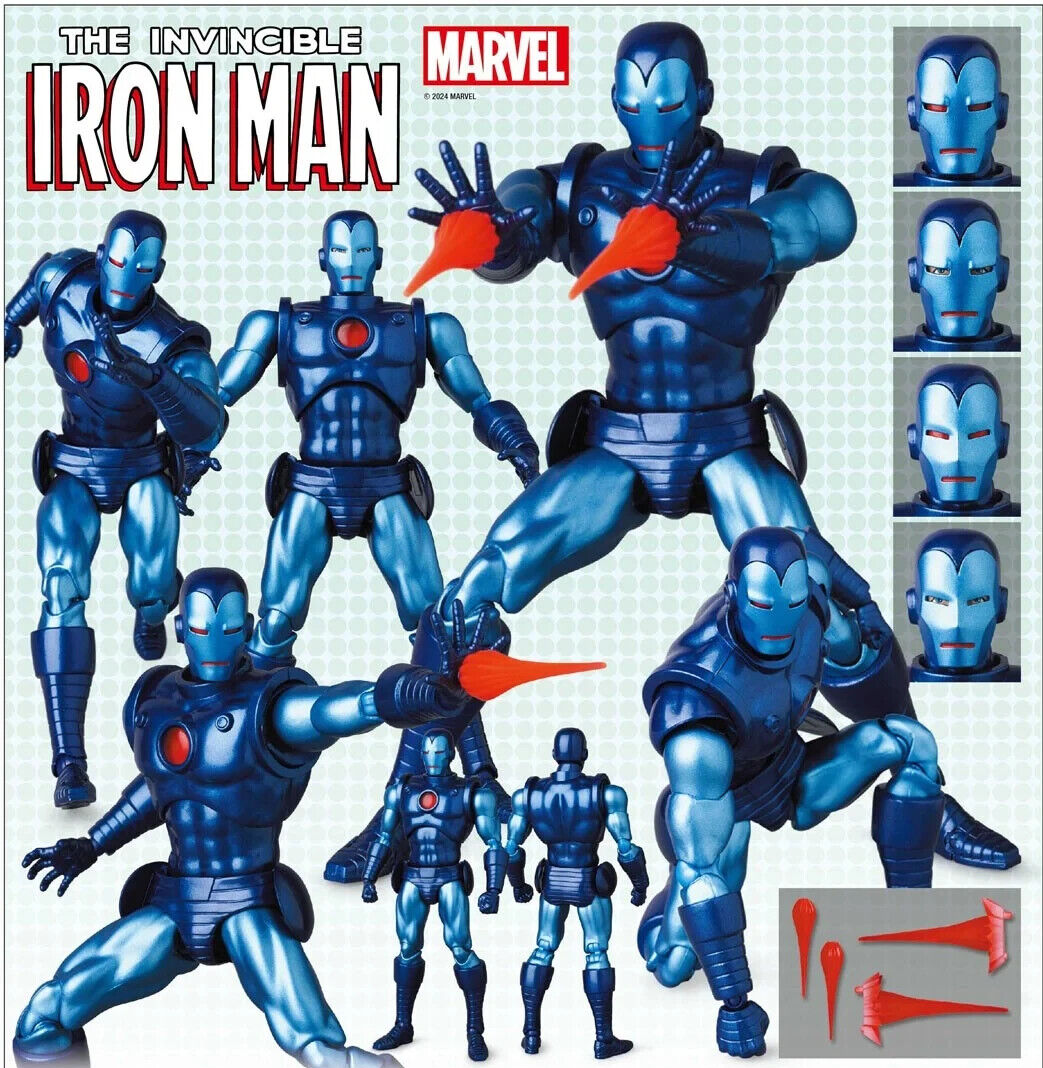 MEDICOM TOY - マフェックス No.231 IRON MAN（STEALTH Ver.） MAFEX No.231 Iron Man Stealth Ver. 160mm Action Figure