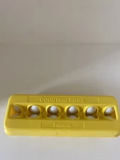 Vintage Playskool Counting Egg Game COMPLETE With 12 Eggs 1987 Learning Toy Rare
