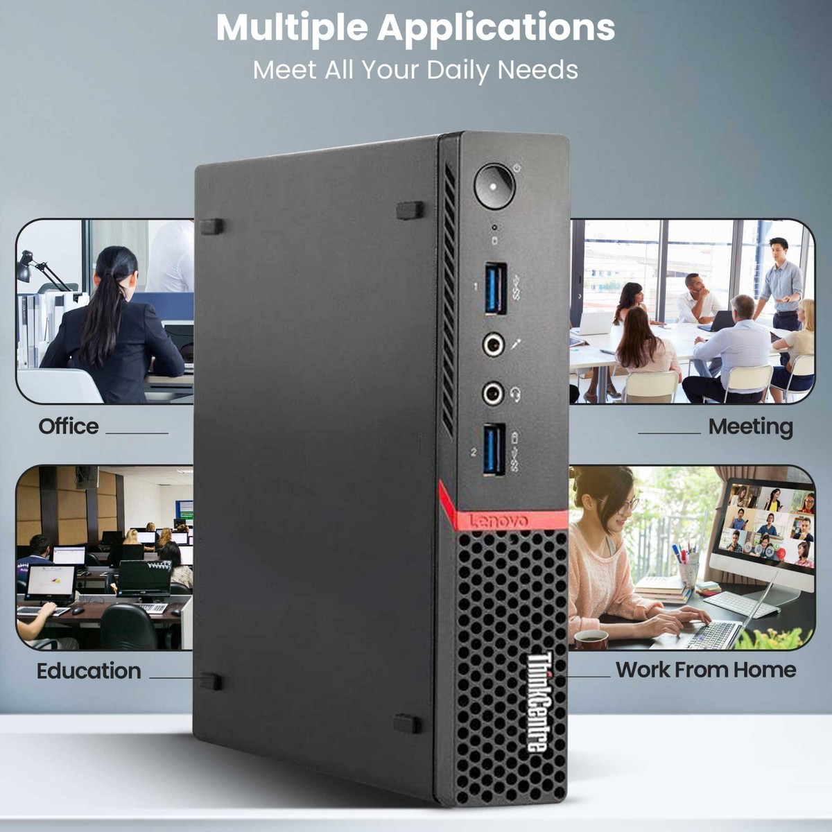 Lenovo Tiny PC Mini Computer Intel core i7 i5 32GB Ram 2TB SSD Wi