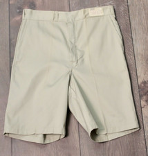 Men's or Boy's VTG 1960s NOS Light Grey Slack Shorts 29" Waist Sz 18 60s
