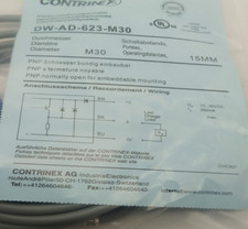 1PC NEW Contrinex DW-AD-623-M30 Proximity switch sensor Free shipping