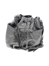 Olivia Harris Women Gray Leather Crossbody Bag One Size