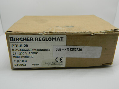 Bircher BRLK 29 Reglomat Retroreflective Sensor BRLK29-55/25/116 F112.11610