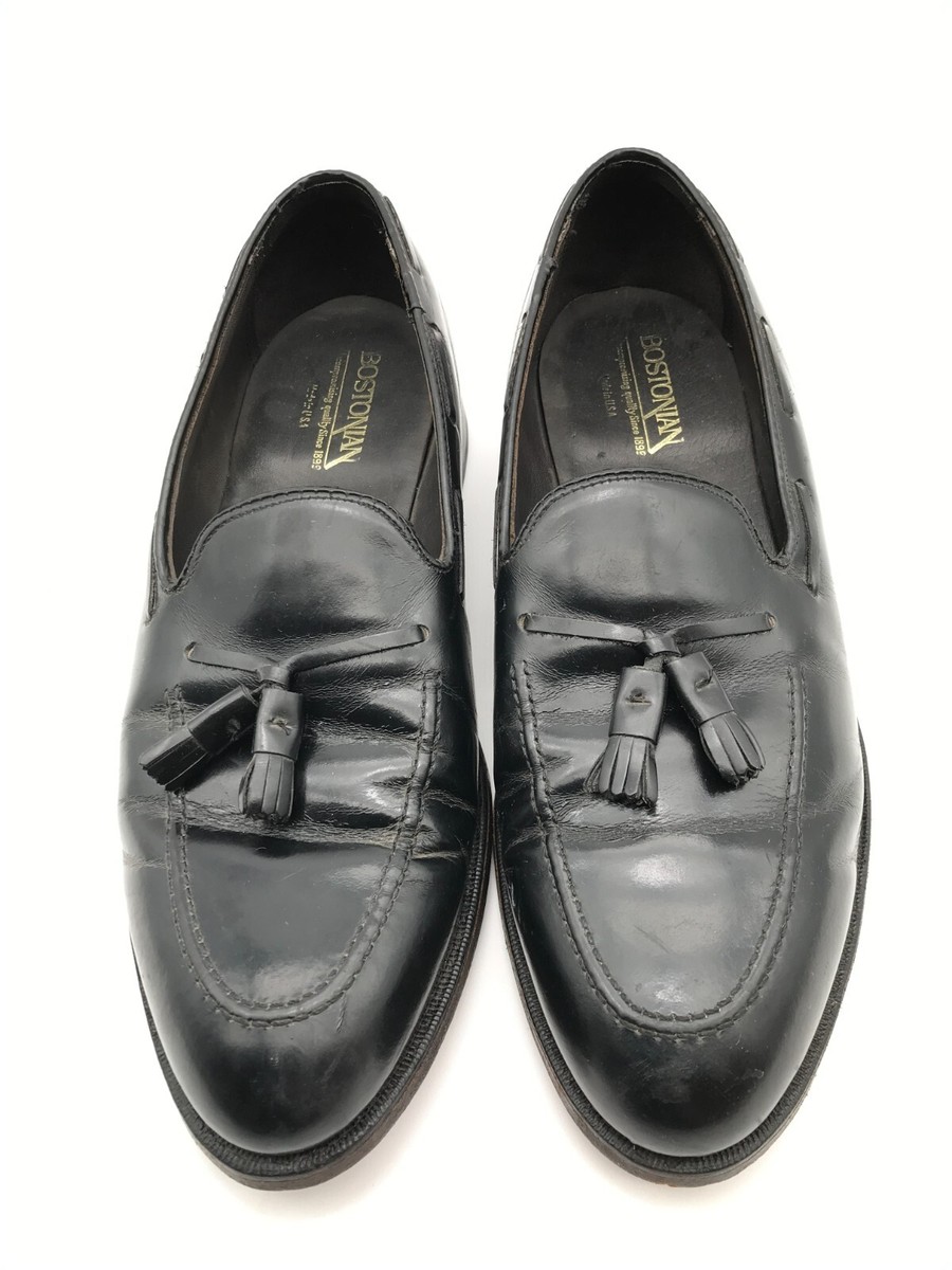 BOSTONIAN Foot Saver Tassel Loafers Dress Shoes Vintage USA Made  