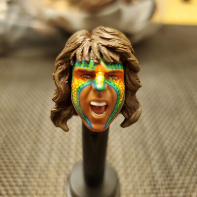 Mattel WWE Elite Ultimate Warrior Headsculpt Custom Fodder Part Accessory