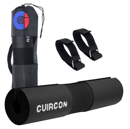 Cuircon Barbell Pad Set - Olympic Barbell Pad for Hip Thrust, Squats & Lunges - Picture 2 of 10