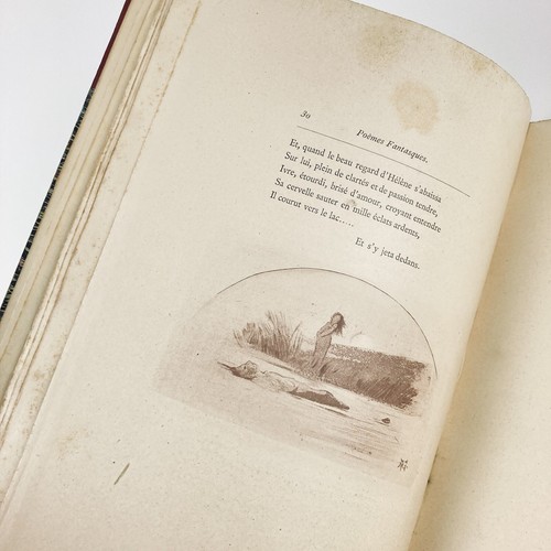 JEAN RAMEAU . POÈMES FANTASQUES . MONNIER, 1883 . EO N° . RELIURE DE CHAMPS - Picture 15 of 20