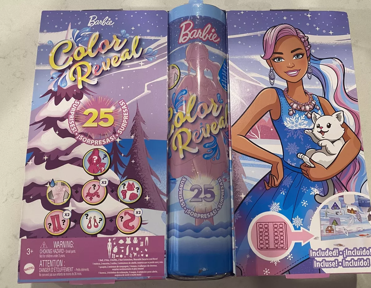 Barbie Color Reveal Advent Calendar by Mattel