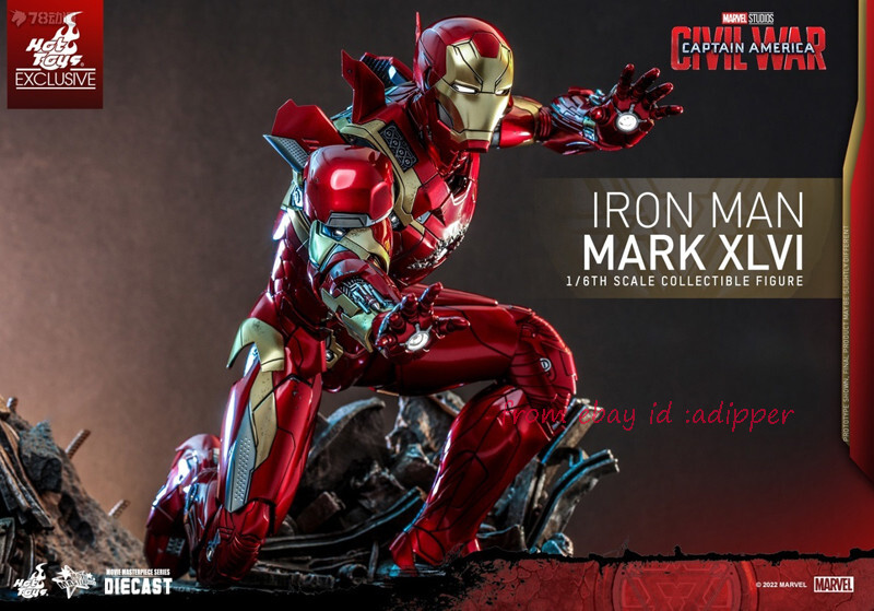 HT MMS608d42 1/6 Captain America 3 Iron Man Mk46 Action Figure | eBay