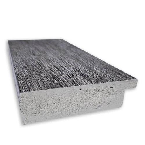 Amanti Art Wall Mirrors Medium Rectangle Bark Rustic Grey Beveled Glass Casual - 第 4/8 張圖片