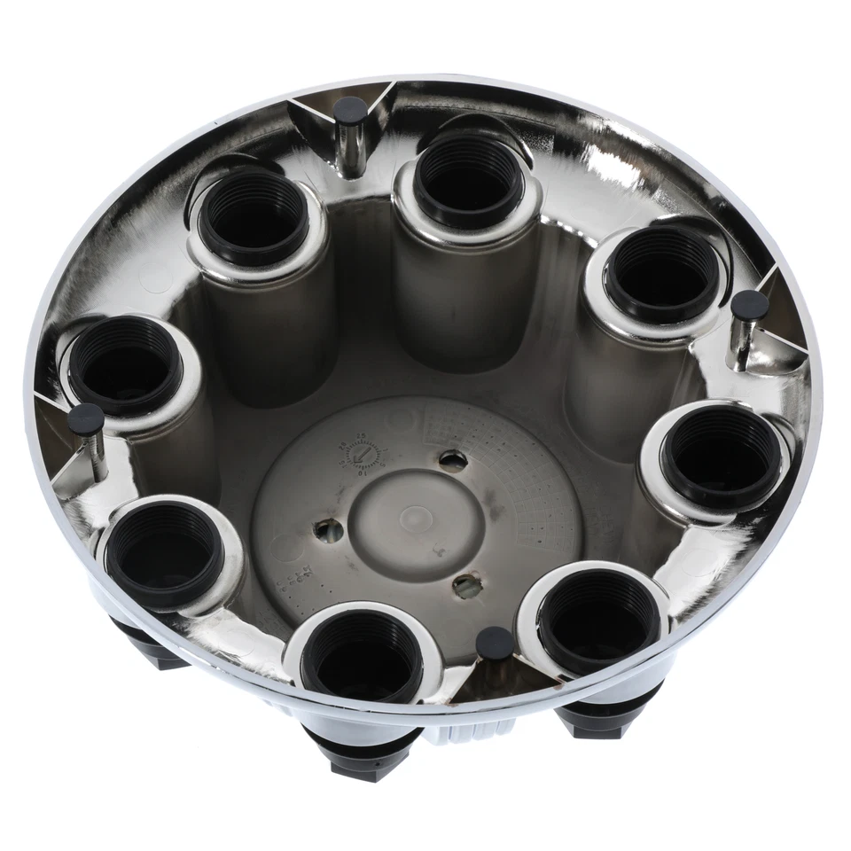 Cubierta de tapa central de cubo de rueda GMC 1999-2023 ORIGINAL FABRICANTE DE EQUIPOS ORIGINALES NUEVA CROMADA Y NEGRA 9597159 Foto 3 de 4