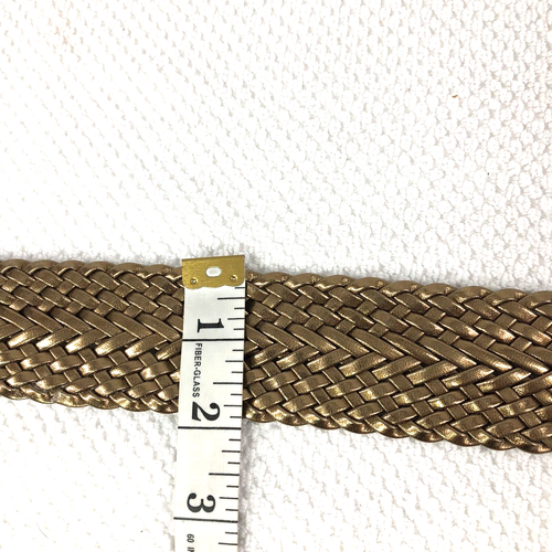 Bongo belt women’s L gold braided weave waist or fashion Vintage - Picture 6 of 7