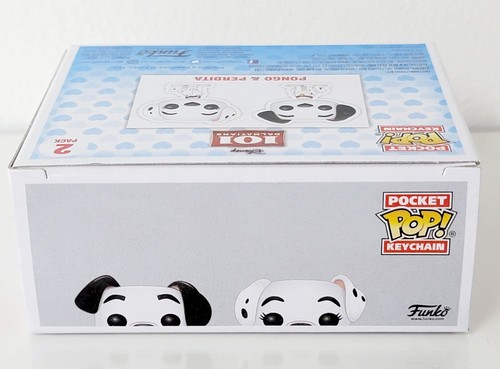 Funko Disney 101 Dalmations PONGO and PERDITA Pocket Pop! Key Chain 2-Pack (NEW) - Picture 7 of 9