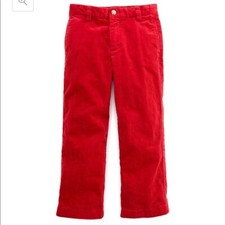 Vineyard Vines Boys Corduroy Classic Fit Club Pants Size 14 Red