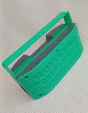 iHip Wireless Bluetooth Speaker Rogue Small Portable Boombox Green & Gray