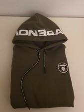 Aape By A Bathing Ape Kapuzenpulli S KLEIN Passform Wie GRÖSSE XS Olive Bape