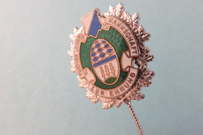 Further   Landsmannschaft  zur Ehrung   Abzeichen Anstecknadel 24 x 26 mm