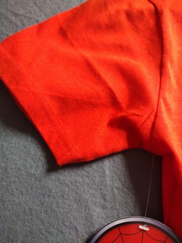 Marvel Spiderman Red Tee Shirt Boy's Size Med (10/12) With Character NWT - Picture 9 of 11